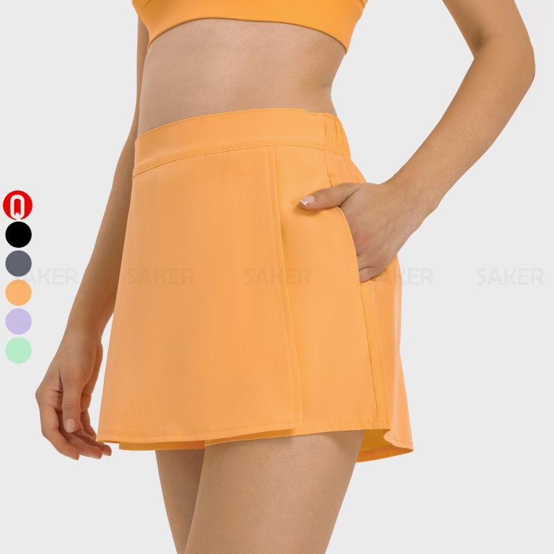 Pantalón corto de tenis antideslizante para mujer.