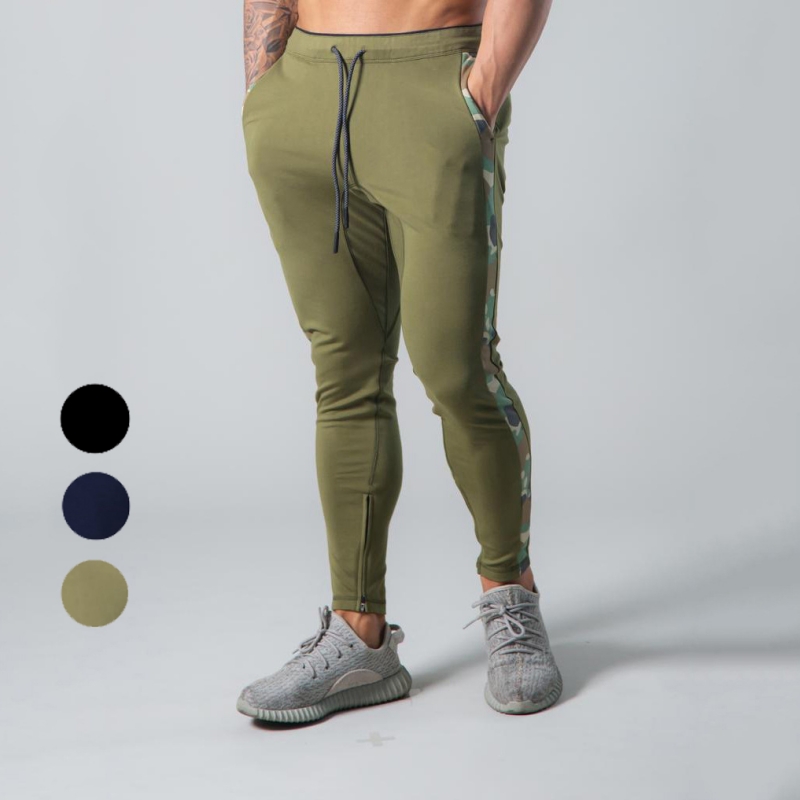 Pantalones deportivos a rayas con cordón