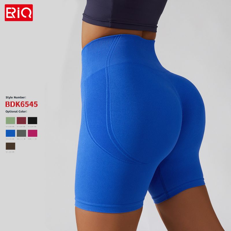 Pantalones cortos de yoga sin costuras para mujer
