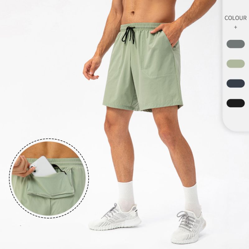 Shorts Sym con bolsillo trasero con cremallera